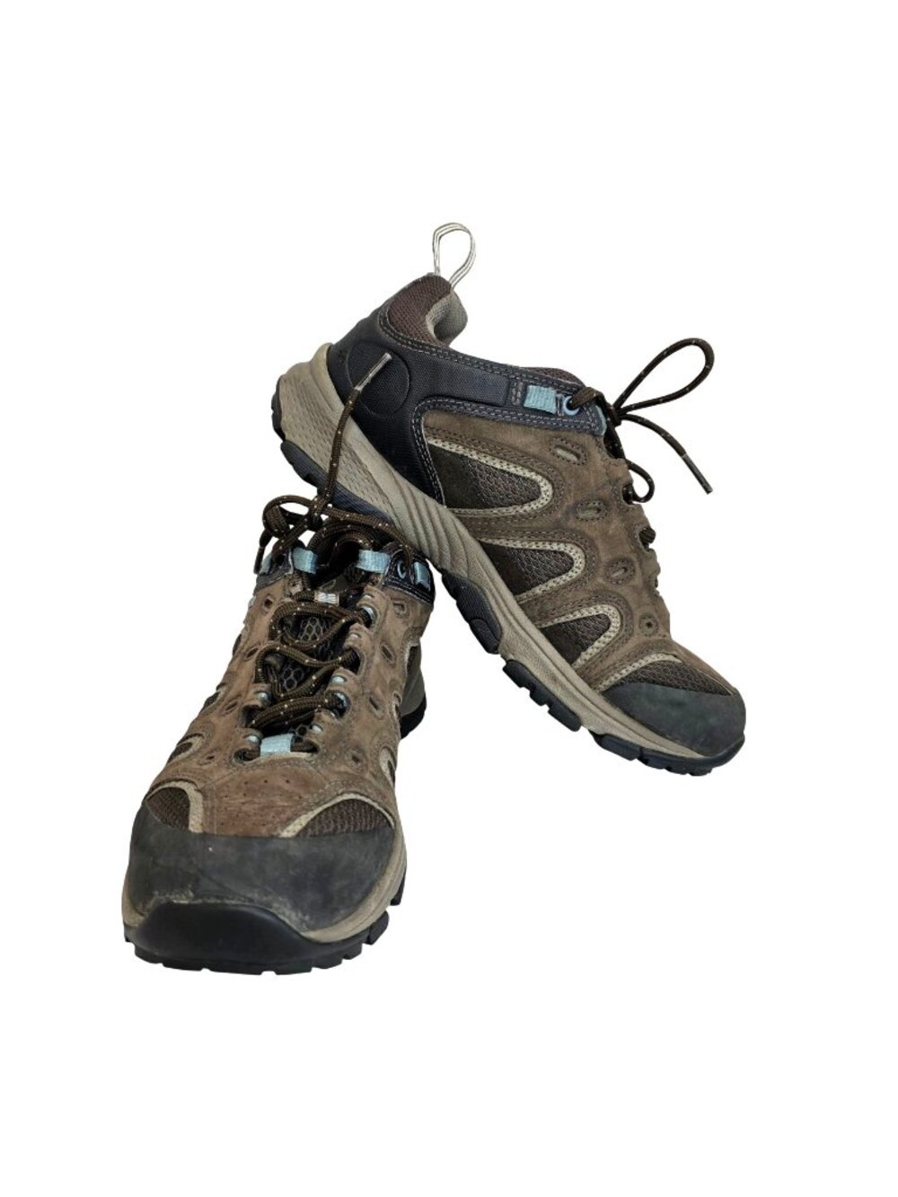 Timberland Womens Gore-Tex Waterproof Hiking Shoes Vibram Sole Brown Size 7M